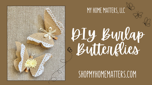 Unleash Your Creativity: DIY Burlap Butterflies