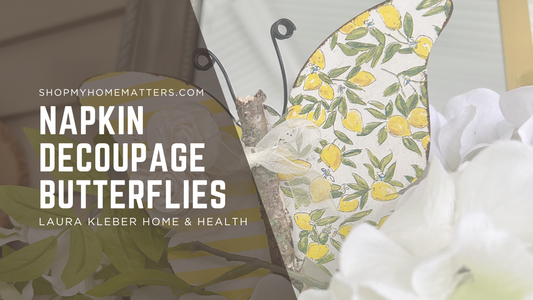 Flutter into DIY: Decoupaged Butterflies with Napkins & Style