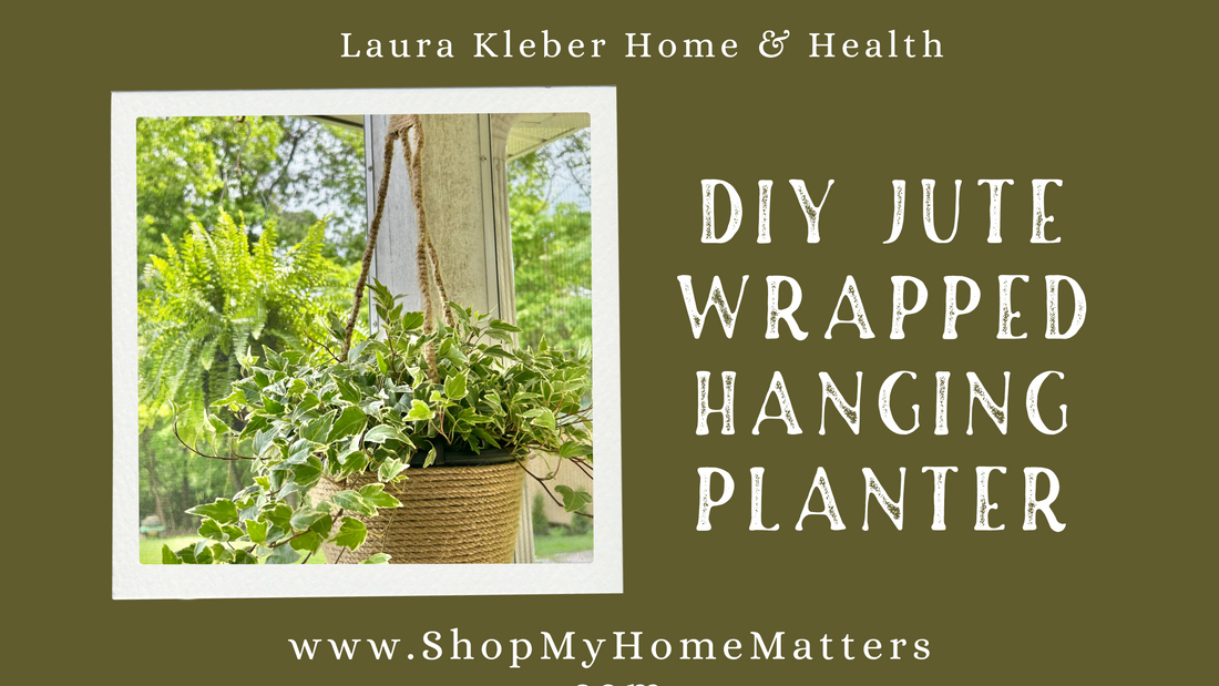 DIY Jute Wrapped Hanging Platter