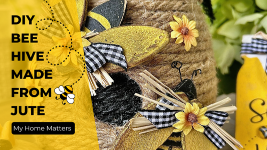 DIY Nautical Rope Bee Hive: A Sweet Addition to Your Summer Décor