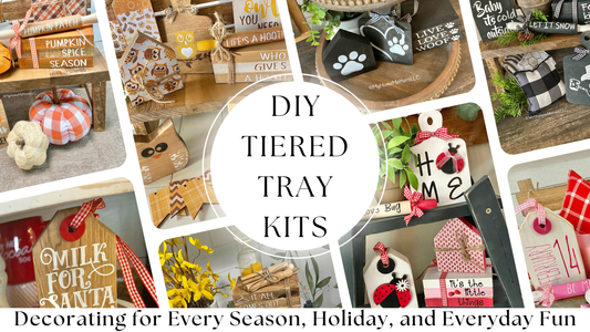 DIY Tiered Tray Kits: Decorating for Every Season, Holiday, and Everyday Fun
