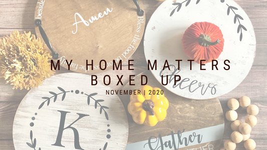BOXED UP - The November Box Reveal