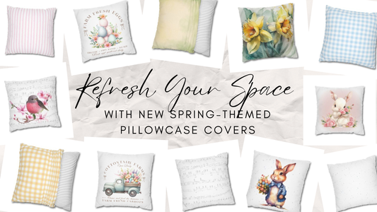 Refresh Your Space with New Spring-Themed Pillowcase Covers