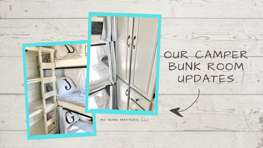 Our Camper Bunk Room Updates