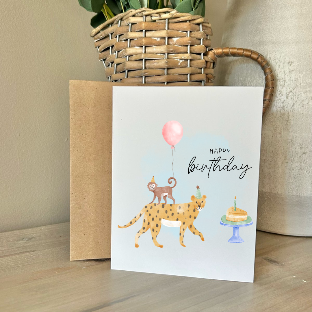 Cards | Birthday Animals (8 Pack)