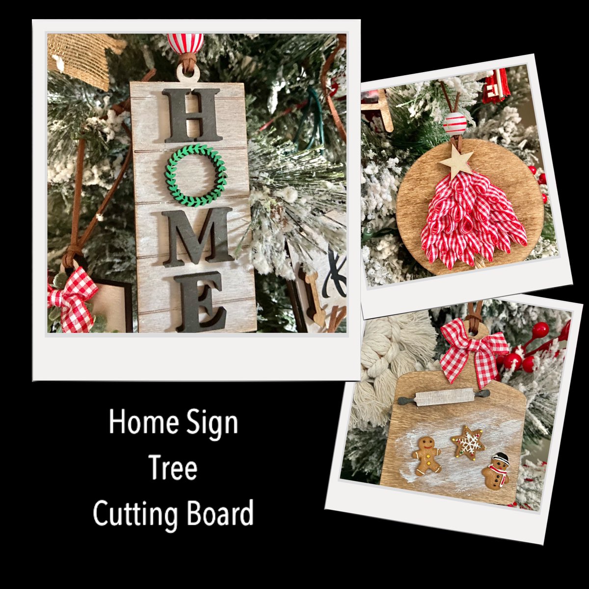 Holiday Box Ornament Sets of 3