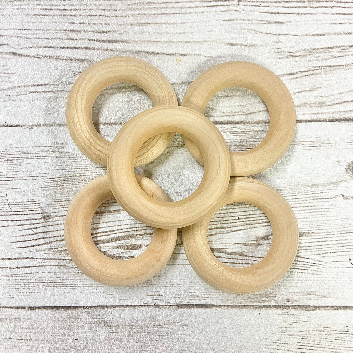 Wood Rings (Set of 5)