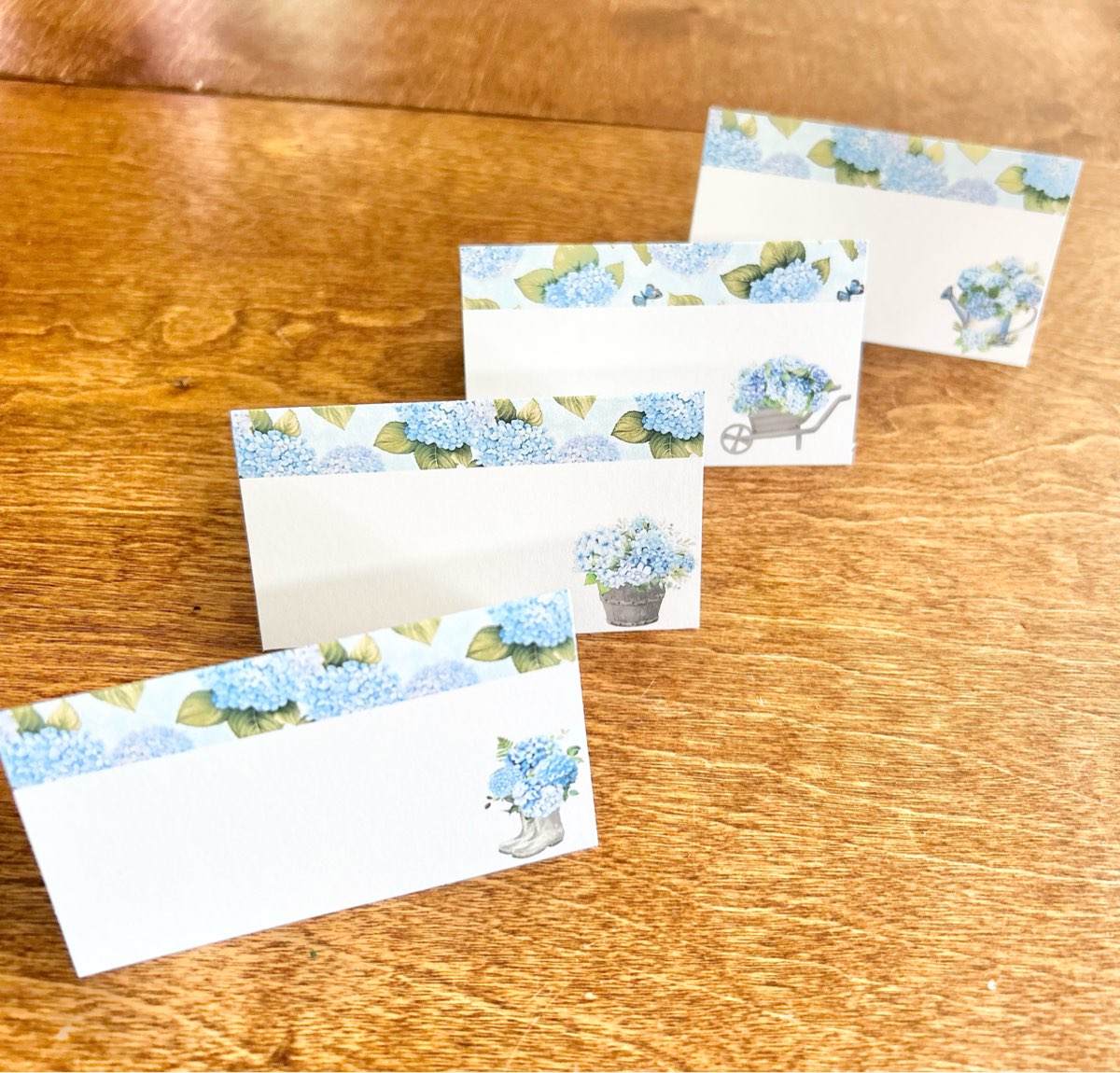 Place Cards | Hydrangeas Prints (Digital Download)
