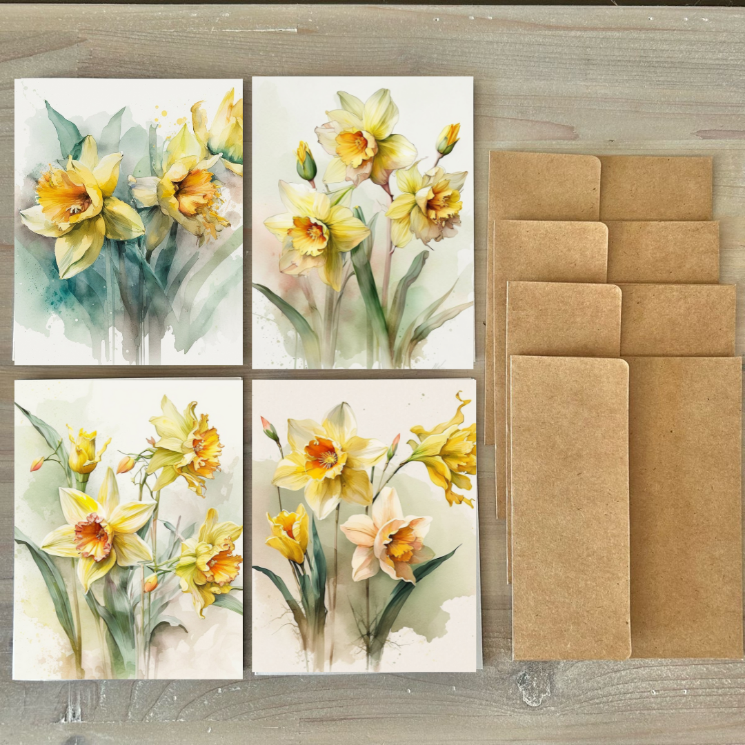 Cards | Daffodils (8 Pack)