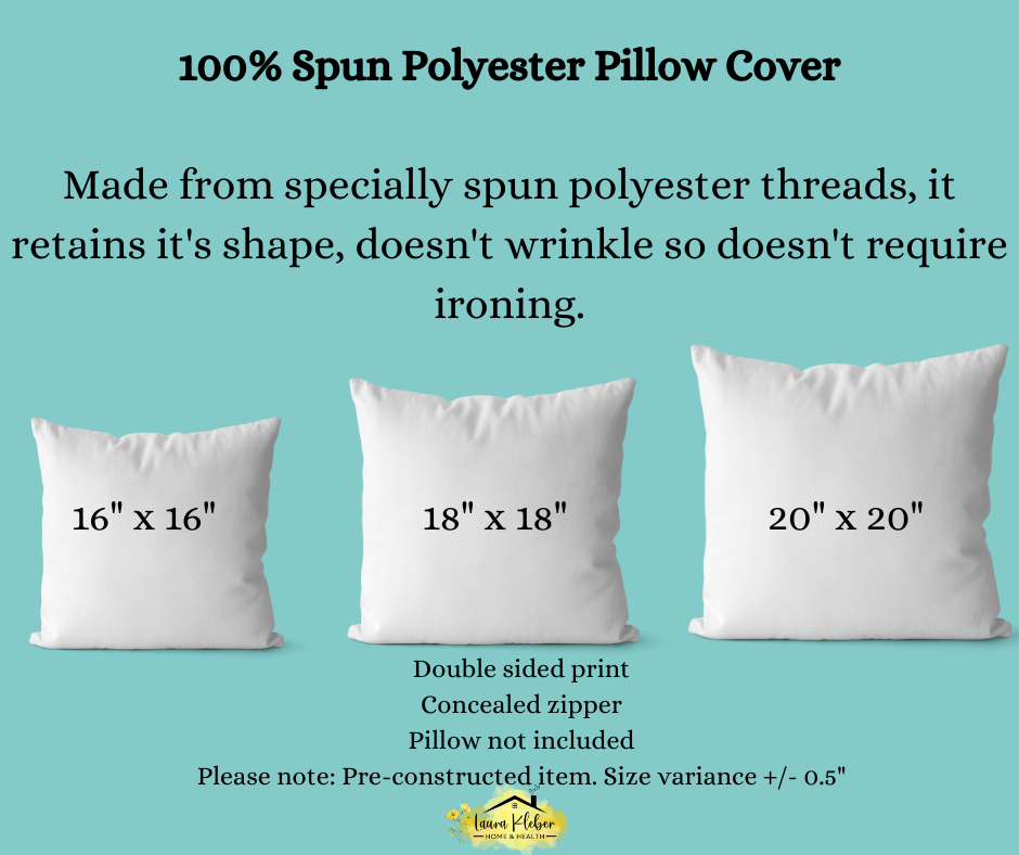 Pillow Cover | Blue Bunnies