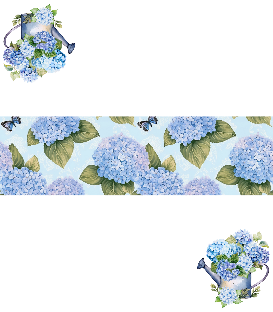 Place Cards | Hydrangeas Prints (Digital Download)