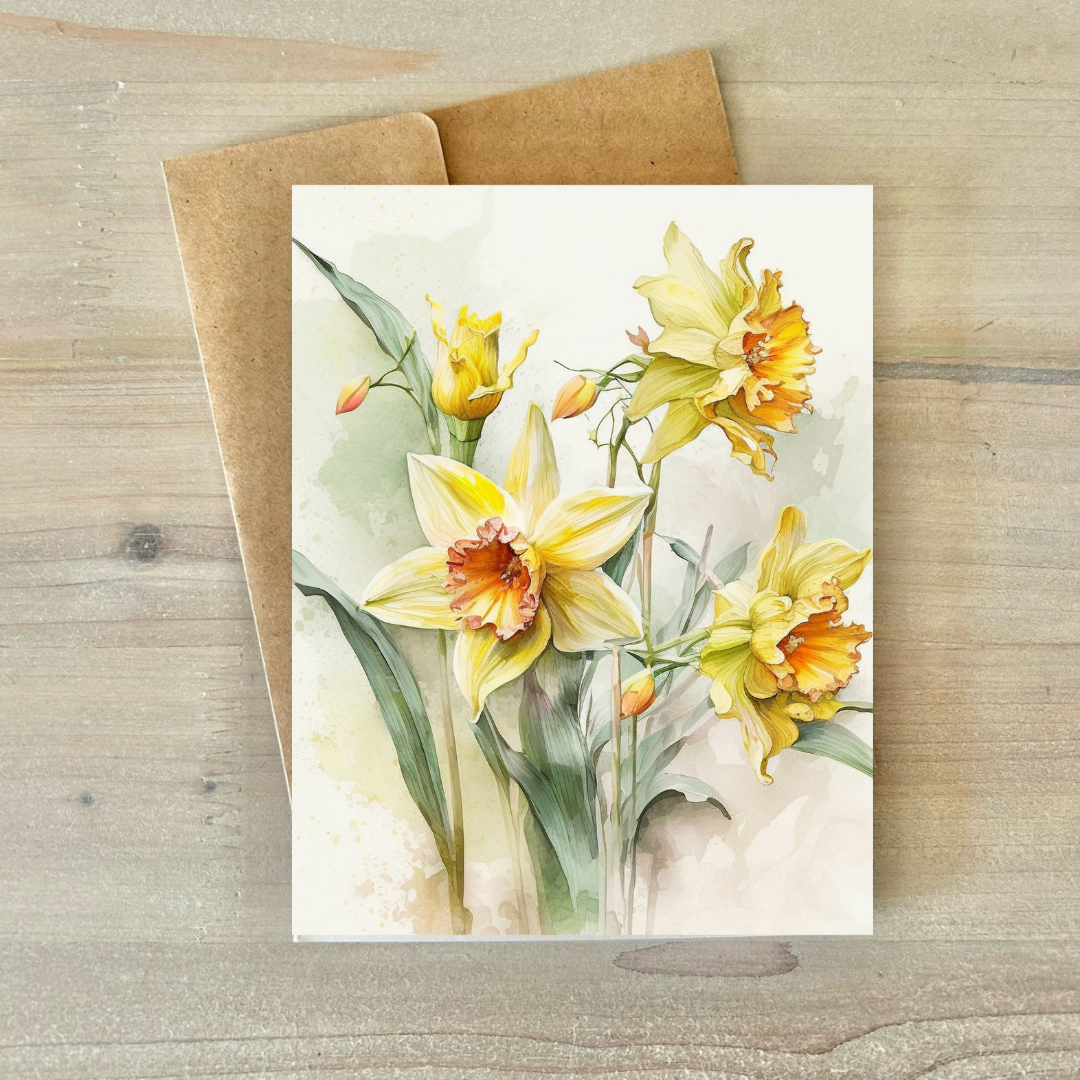 Cards | Daffodils (8 Pack)