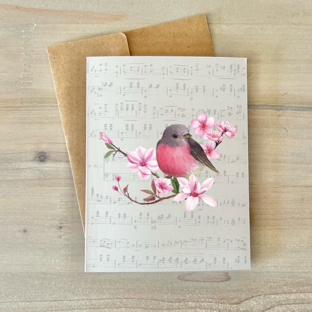 Cards | Pink Birds (8 Pack)
