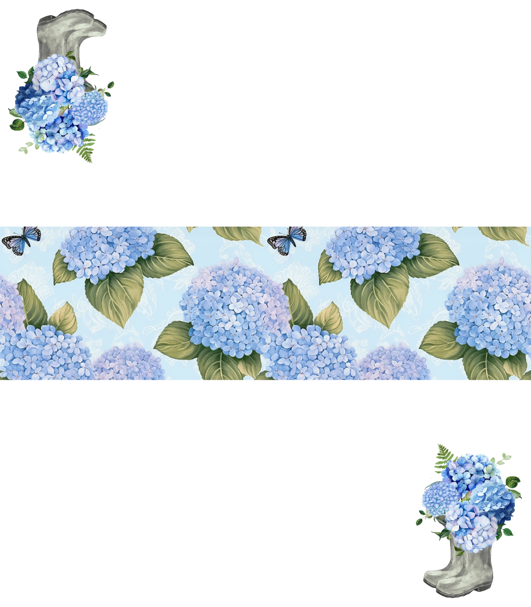 Place Cards | Hydrangeas Prints (Digital Download)