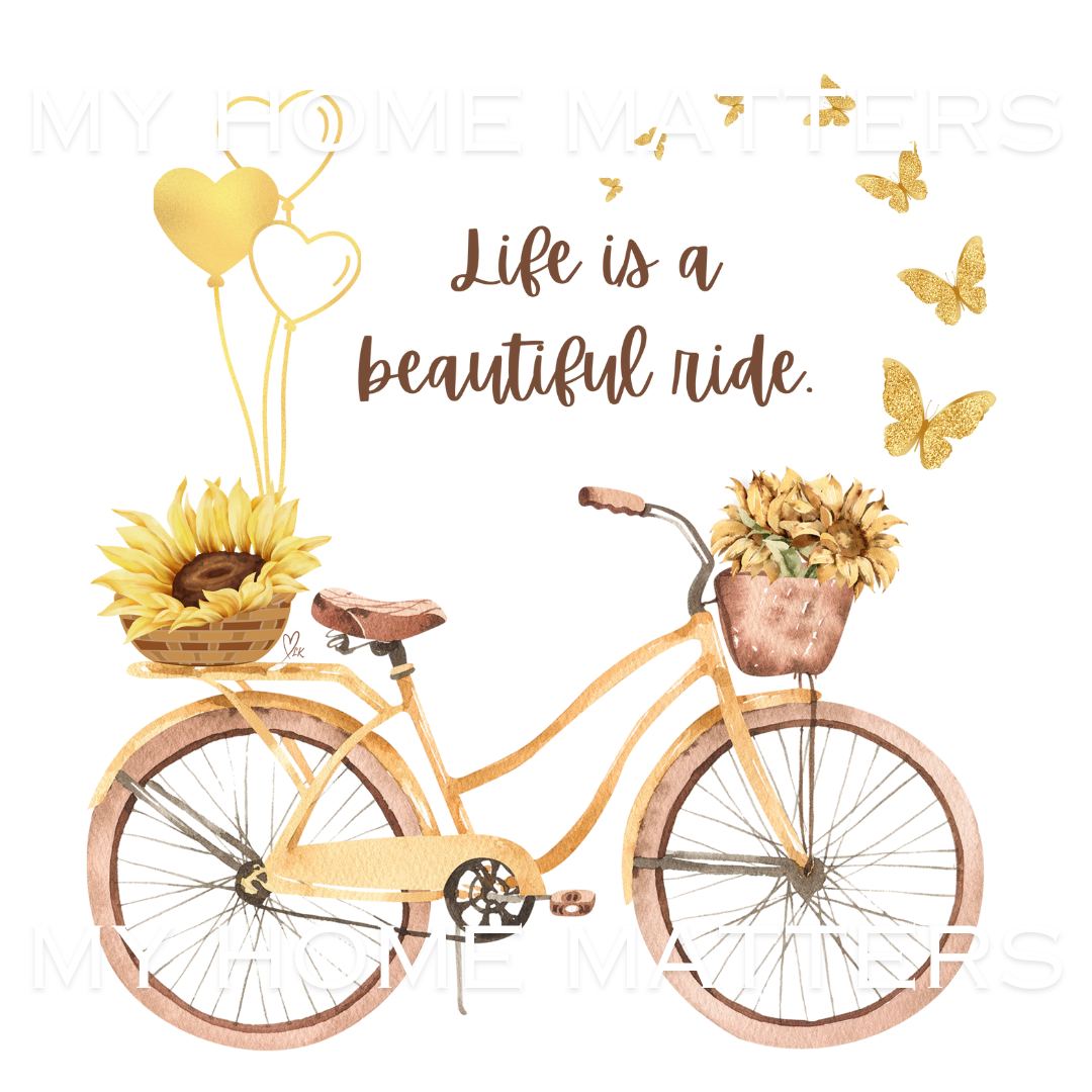 DIY Decor Bundle | Life is a Beautiful Ride (Digital Printables)