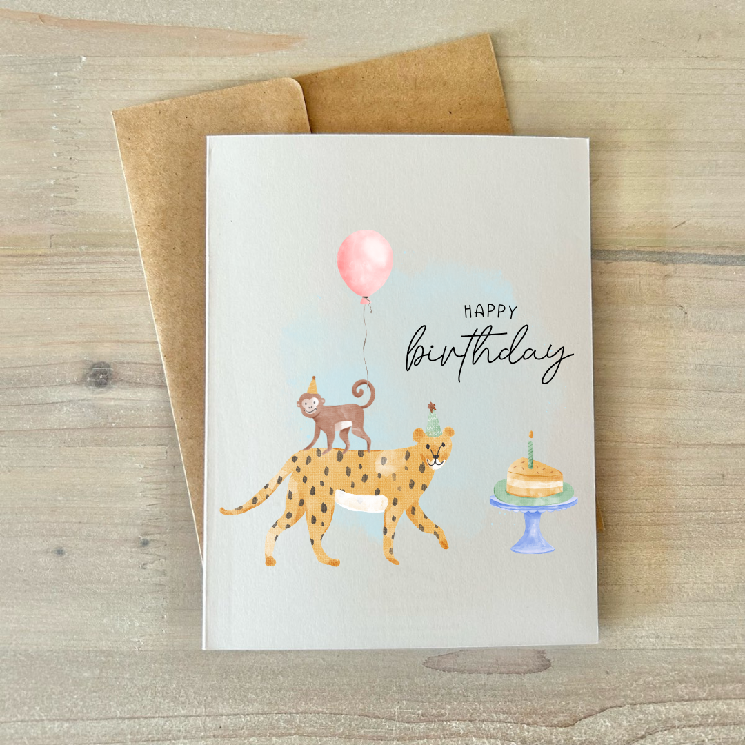 Cards | Birthday Animals (8 Pack)