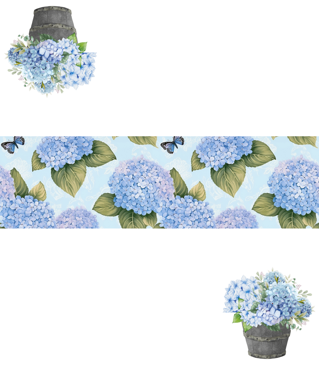 Place Cards | Hydrangeas Prints (Digital Download)