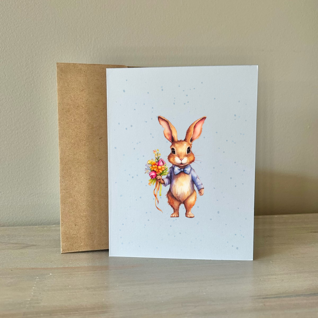 Cards | Bunnies in Blue (8 Pack)