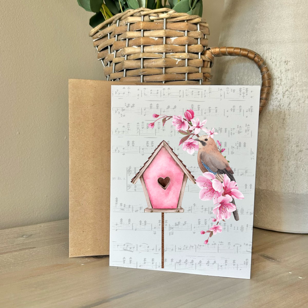 Cards | Pink Birds (8 Pack)