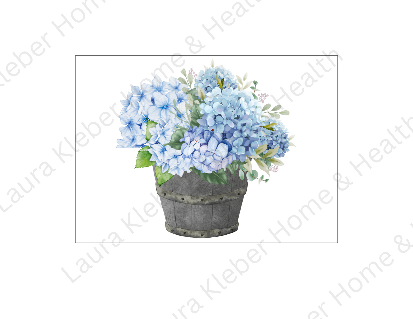 Prints | Blue Hydrangeas
