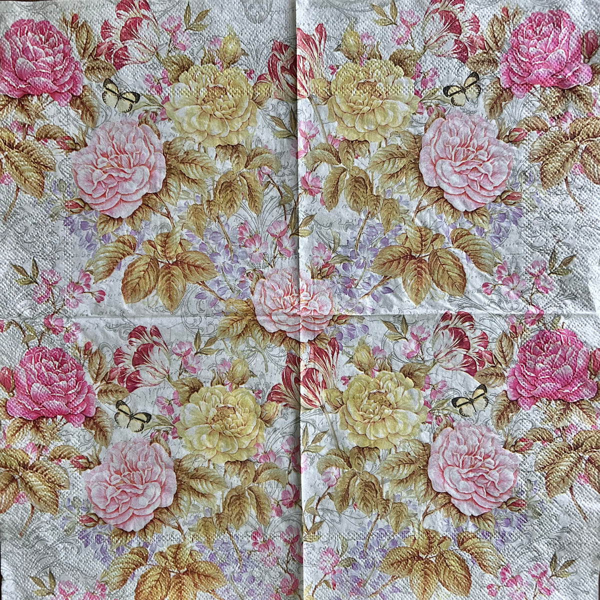 Napkin Bundle | Vintage Floral & Butterfly