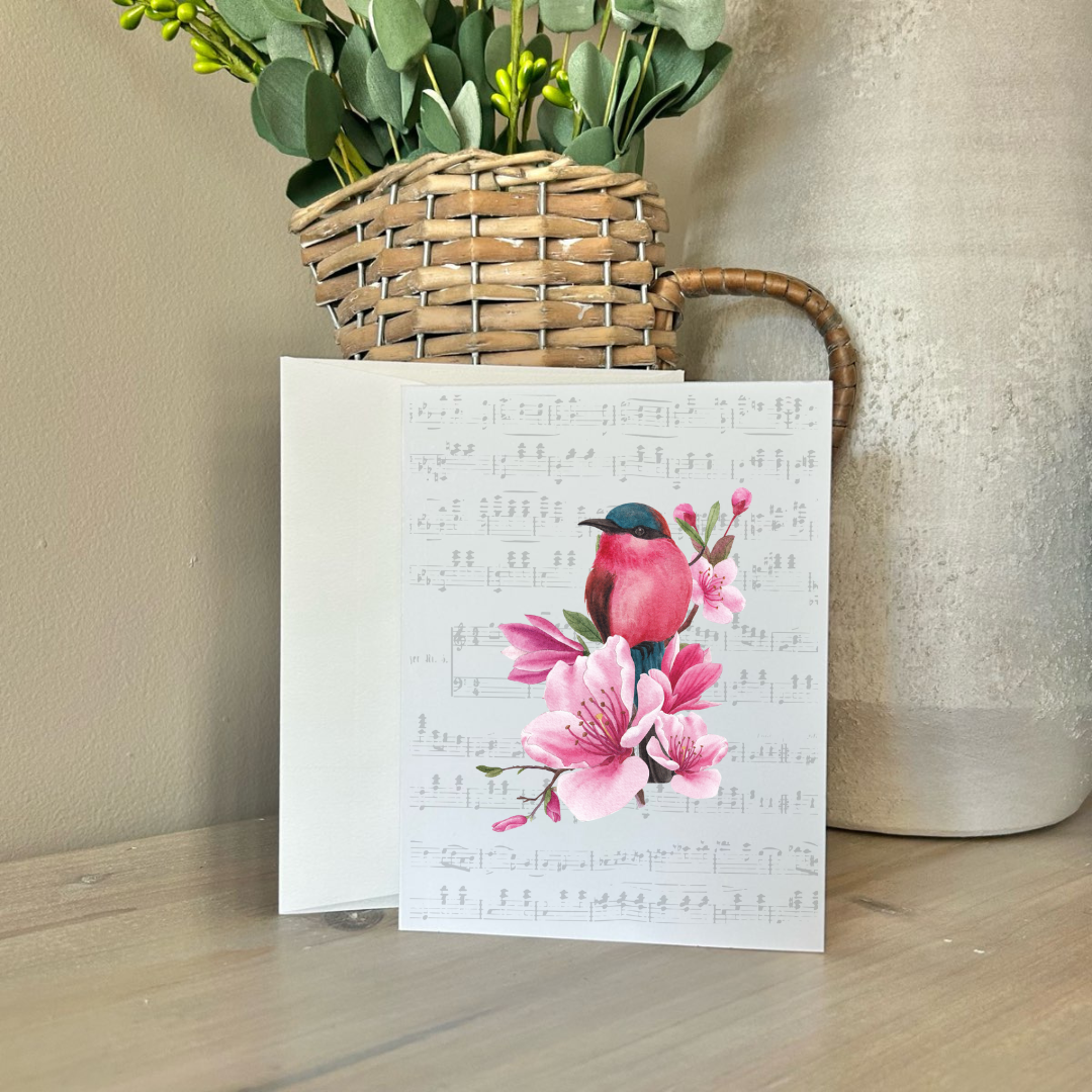 Cards | Pink Birds (8 Pack)