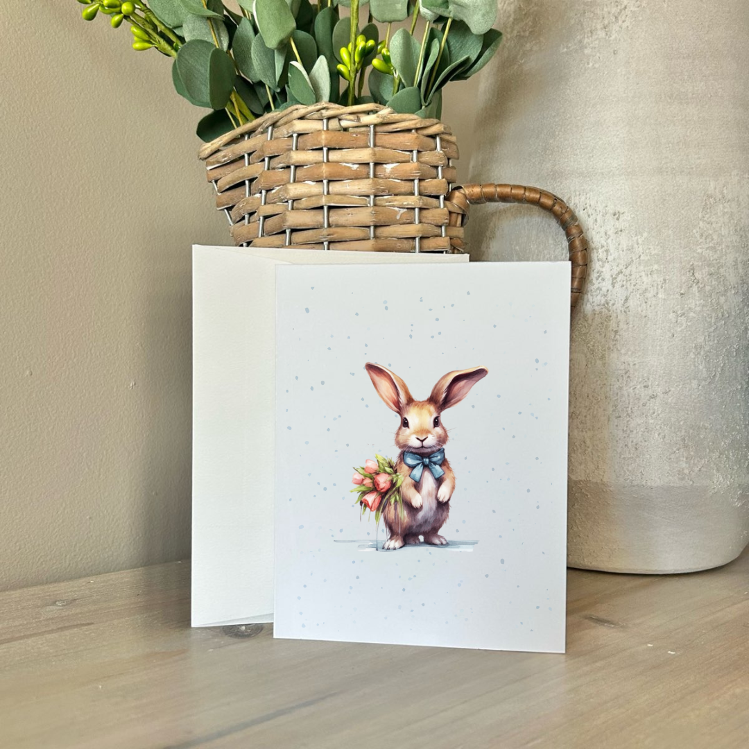 Cards | Bunnies in Blue (8 Pack)