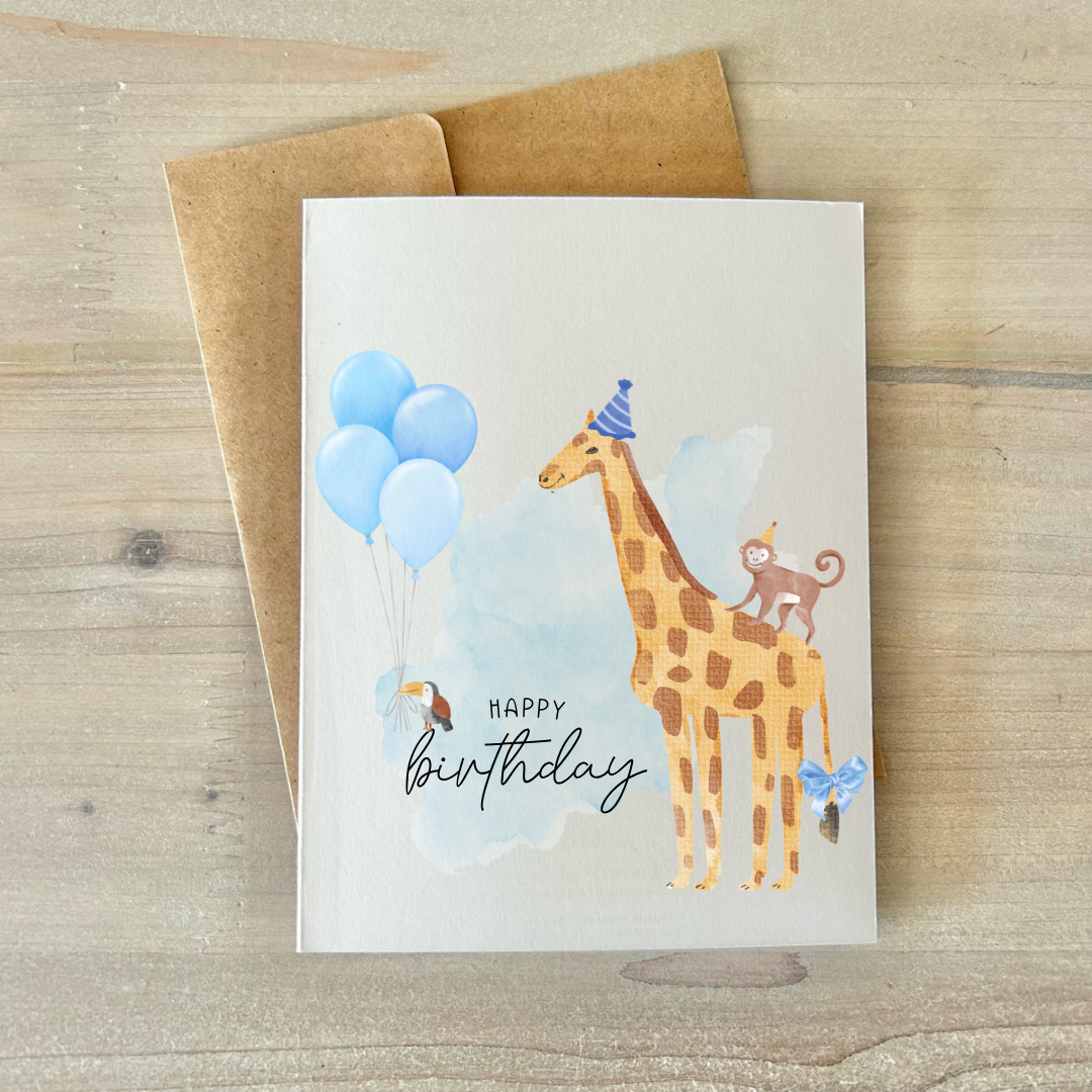 Cards | Birthday Animals (8 Pack)