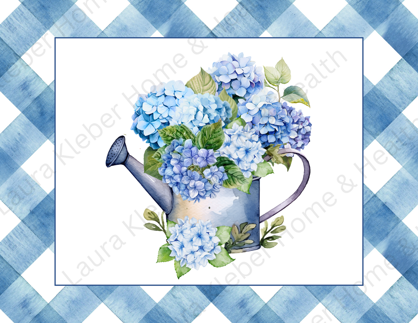 Digital DIY Decor Bundle | Blue Hydrangeas