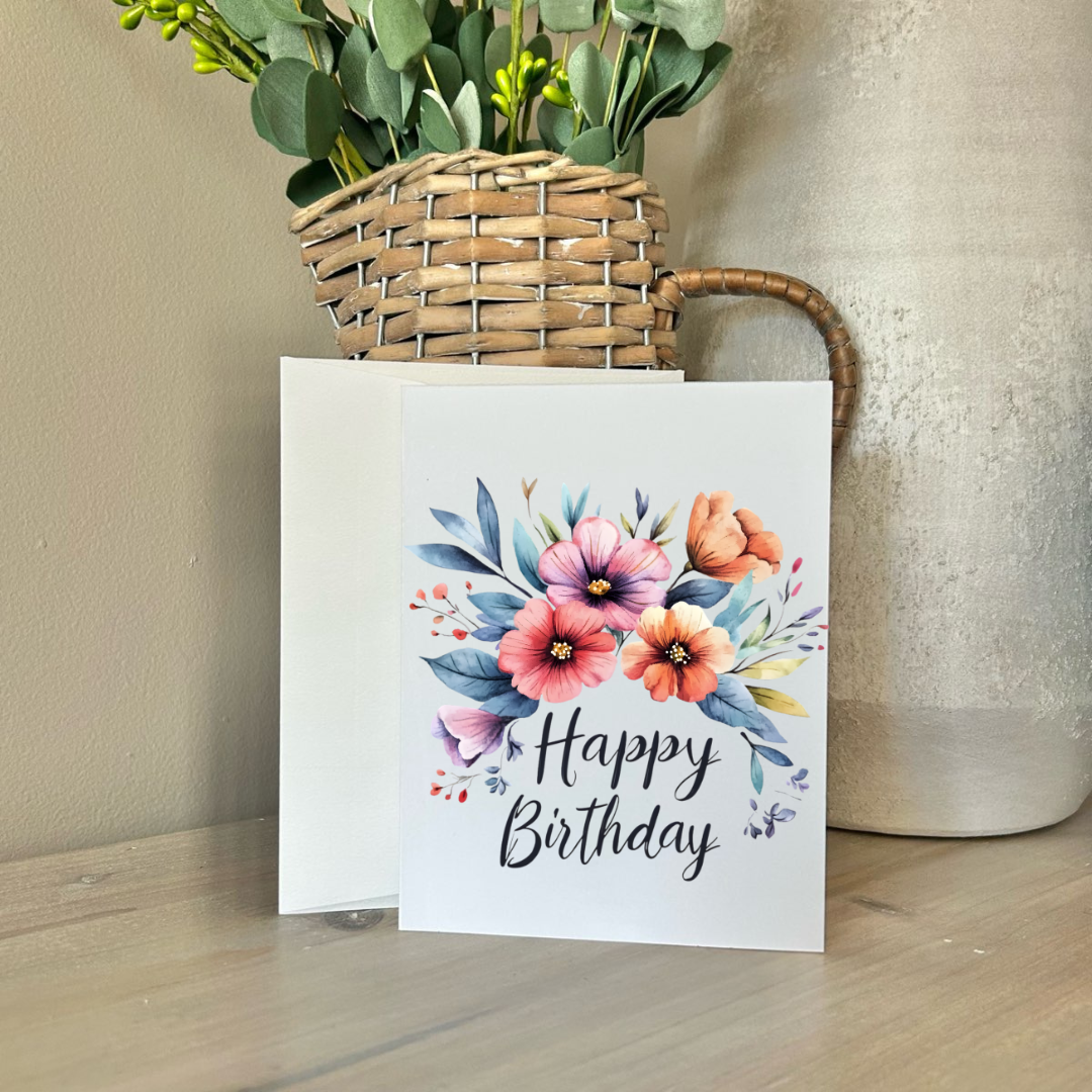 Cards | Birthday Floral (8 Pack)