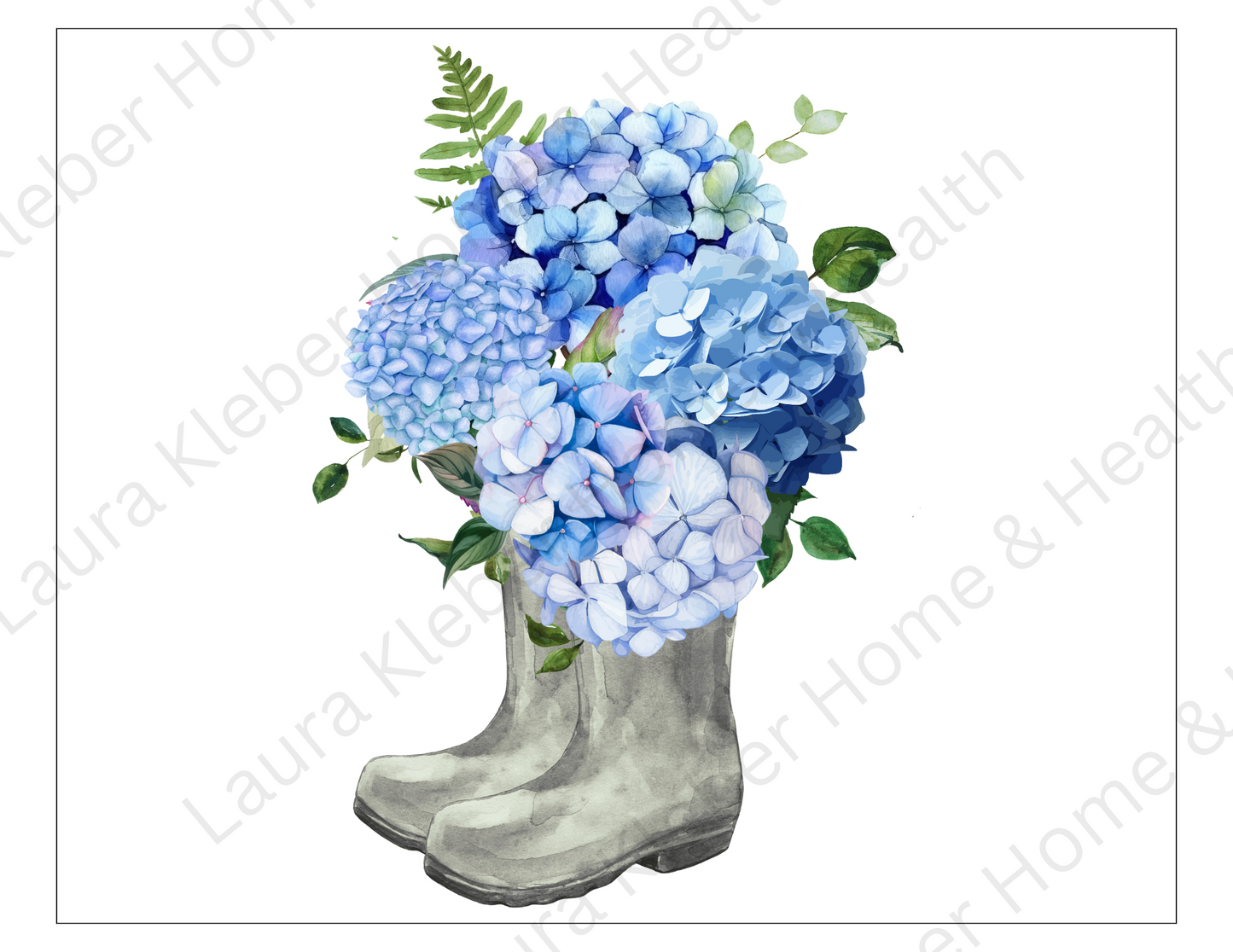 Prints | Blue Hydrangeas