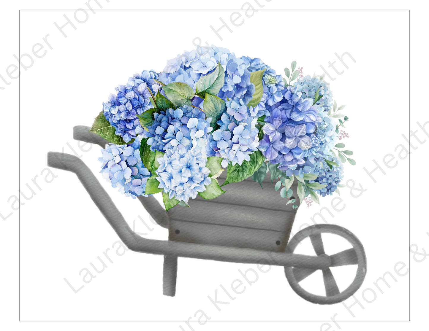 Prints | Blue Hydrangeas