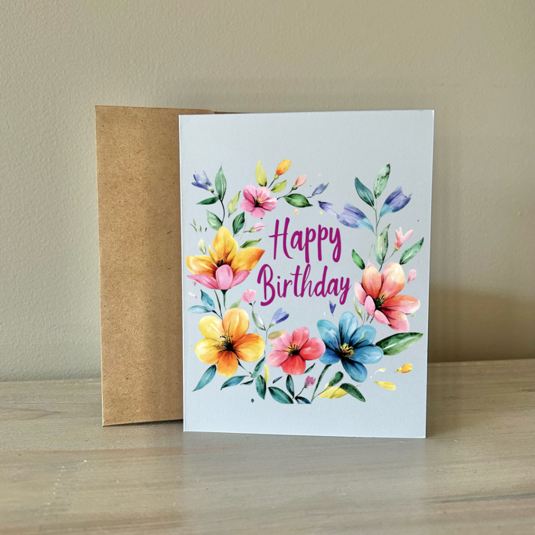 Cards | Birthday Floral (8 Pack)