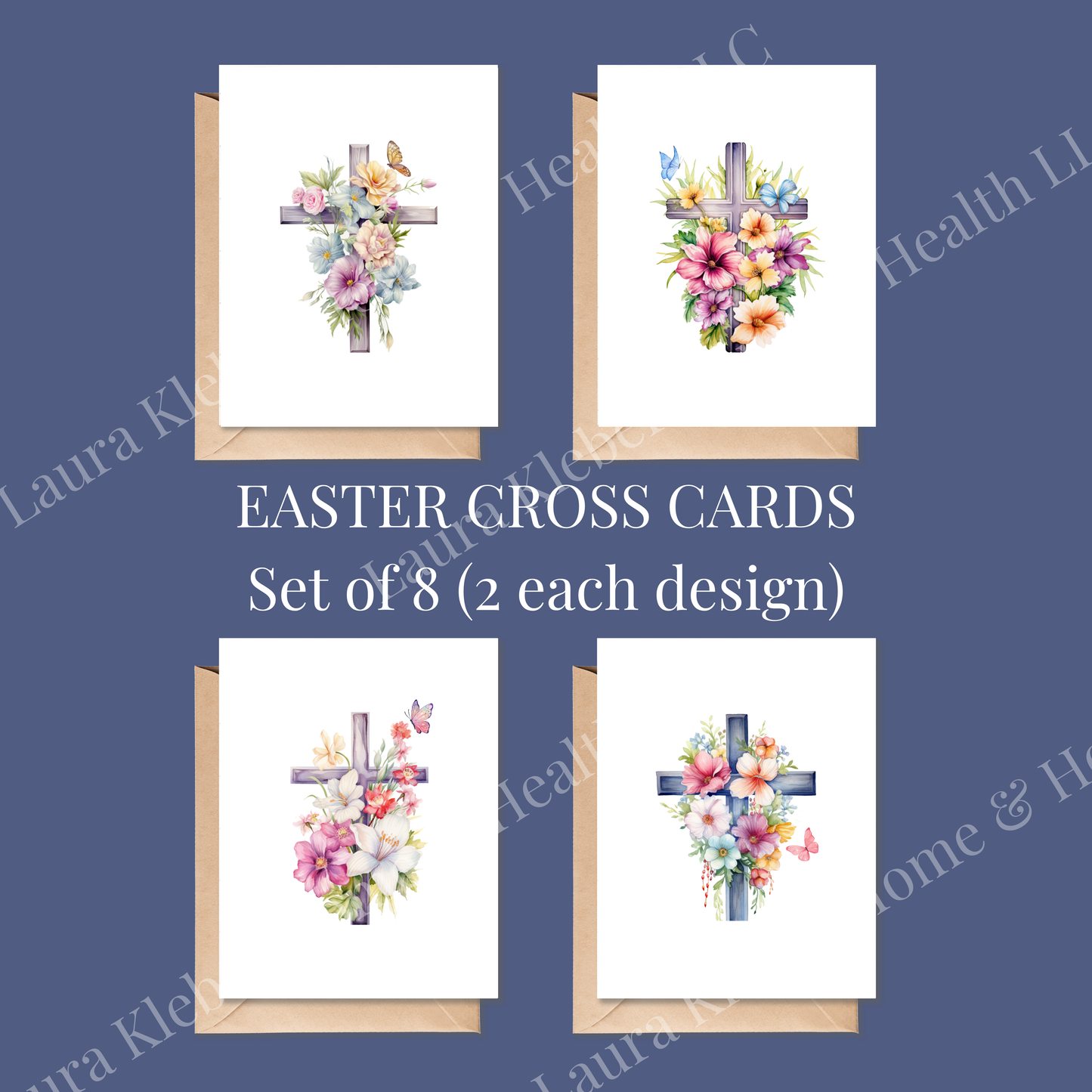 Cards | Easter Crosses (8 Pack)