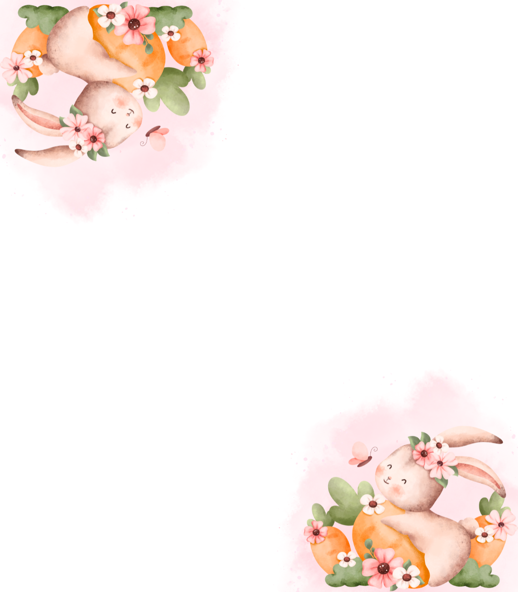 Place Cards | Bunny with Carrots