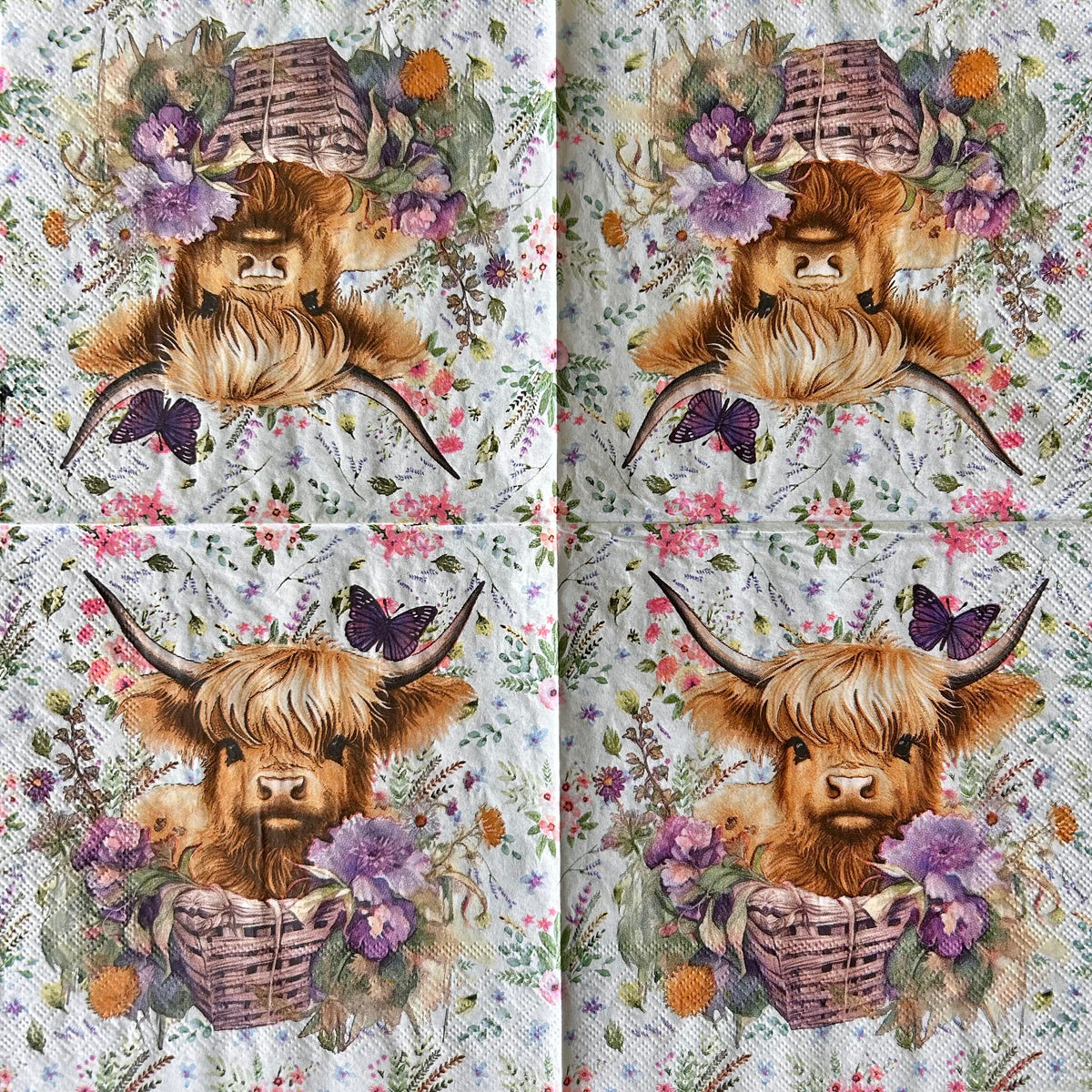 Napkin Bundle | Highland Cows