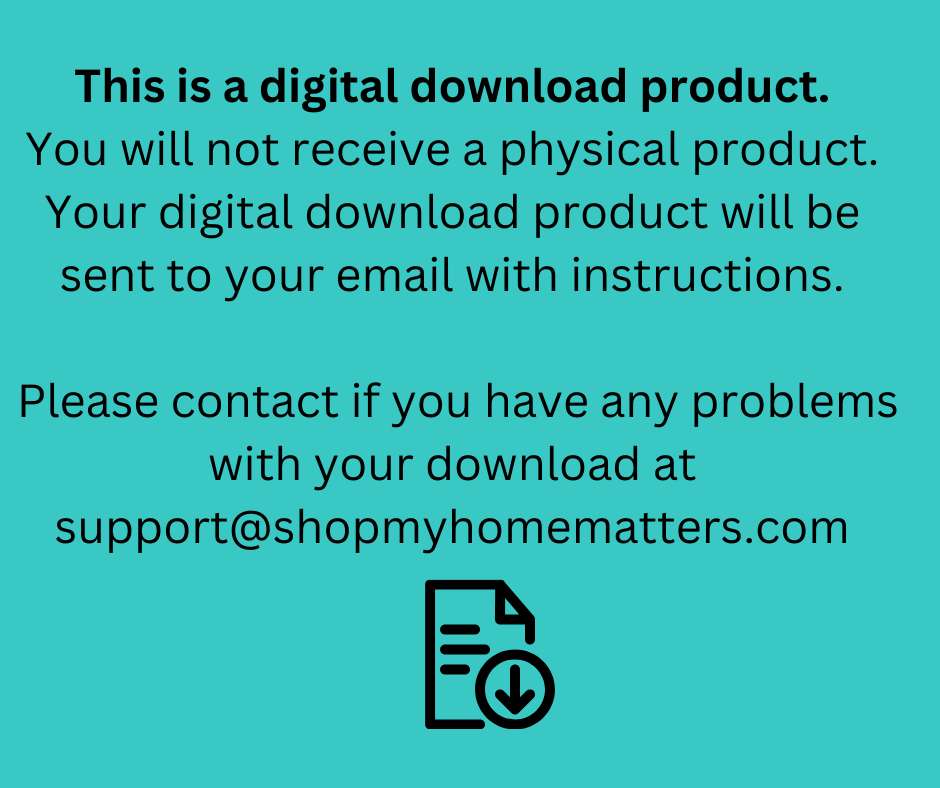 DIY Decor Bundle | Kindness Heart (Digital Printable)