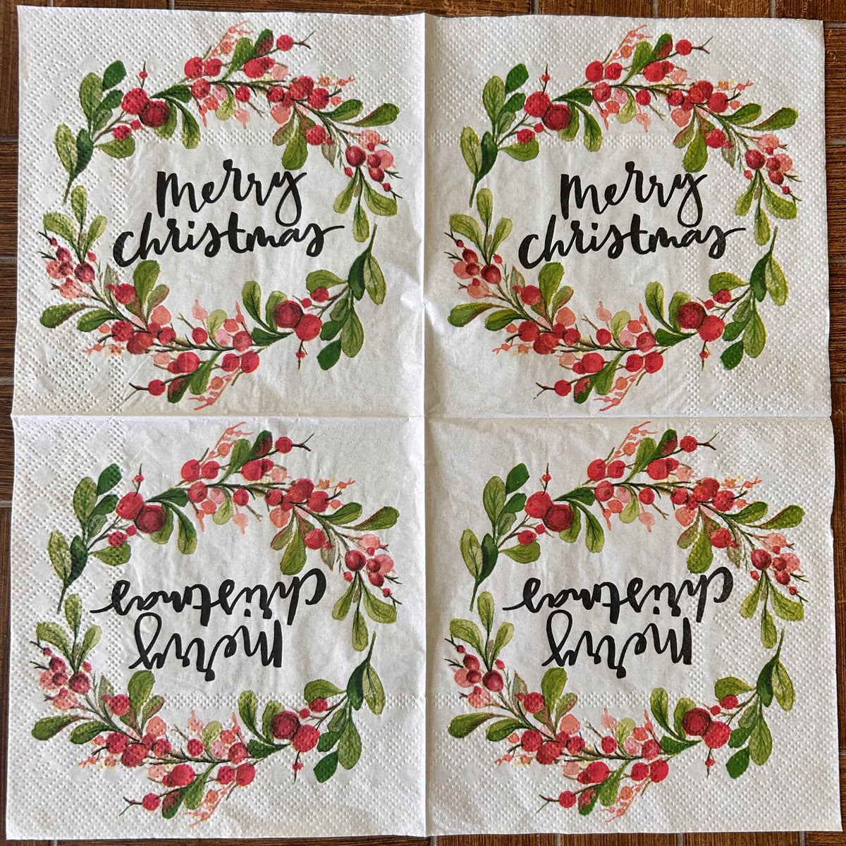 Napkin Bundle | Traditional Red & Green