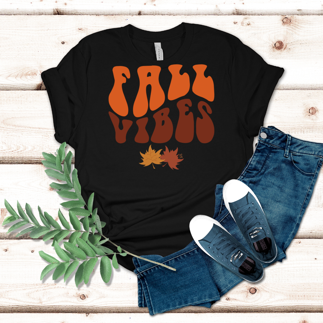 Fall Vibes Wavy - Unisex Jersey Short Sleeve Tee