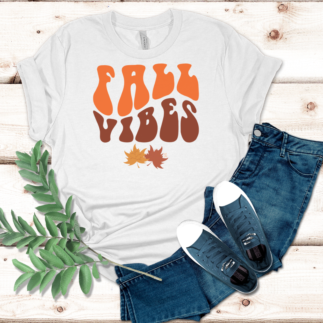 Fall Vibes Wavy - Unisex Jersey Short Sleeve Tee