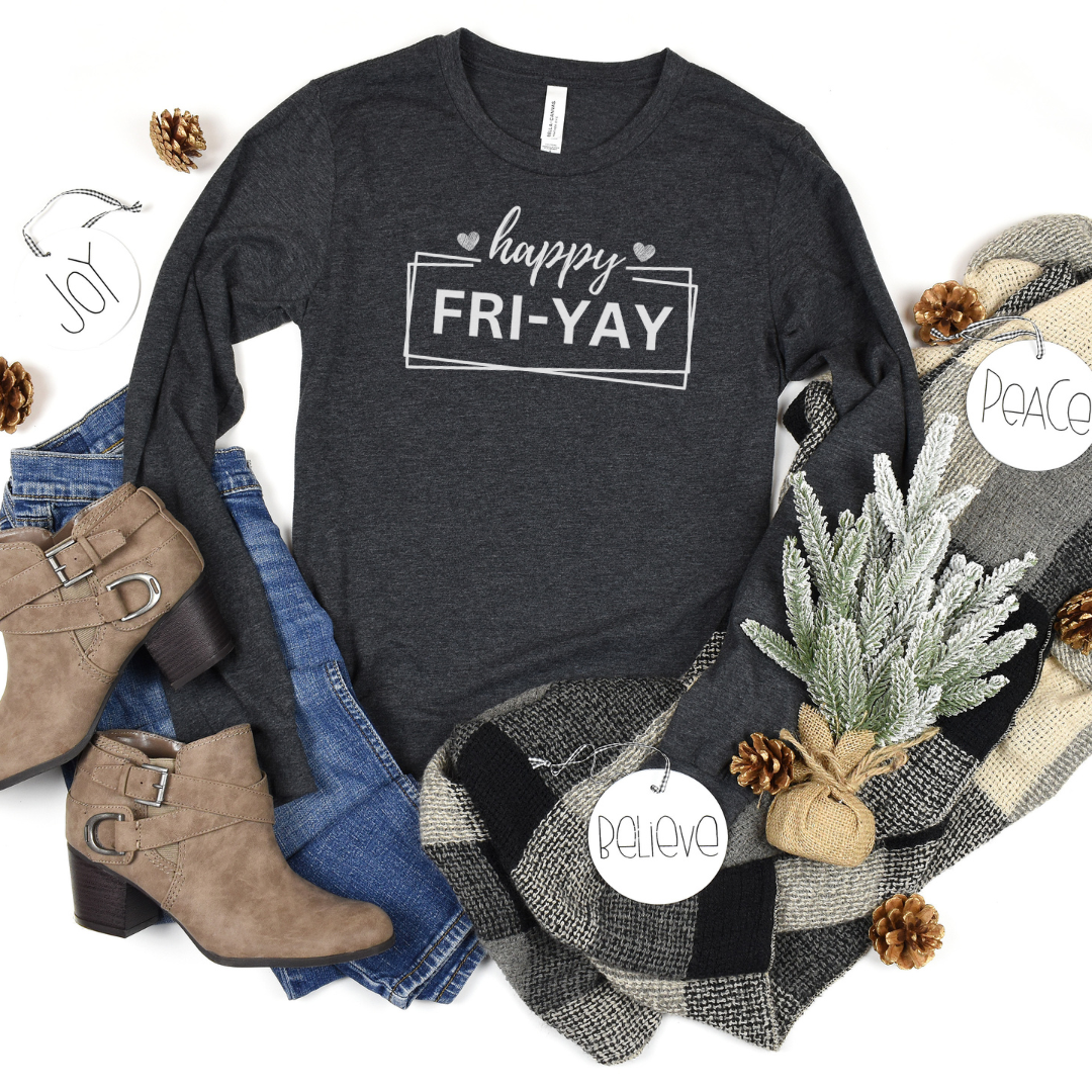 Happy FriYAY - Unisex Jersey Long Sleeve Tee