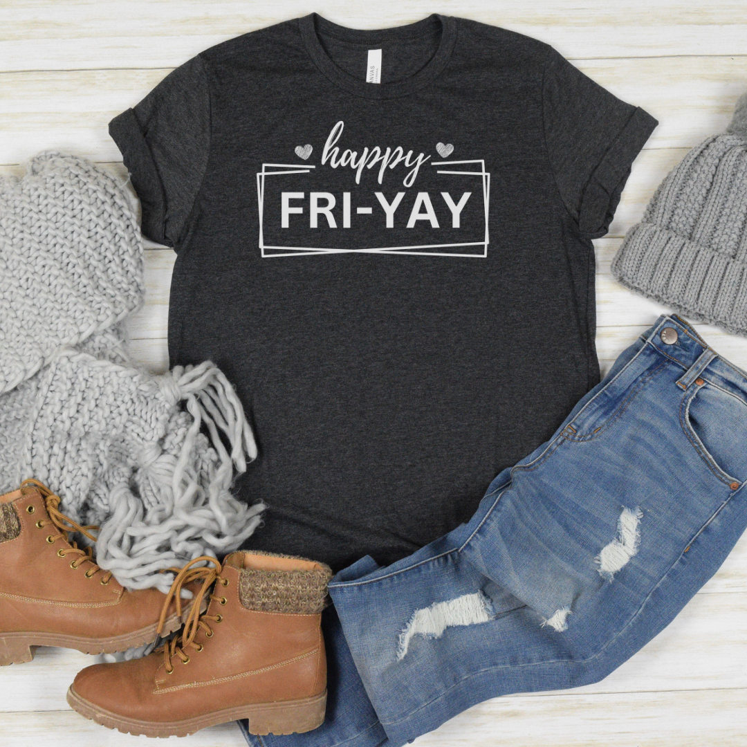 Happy Fri-Yay - Unisex Jersey Short Sleeve Tee