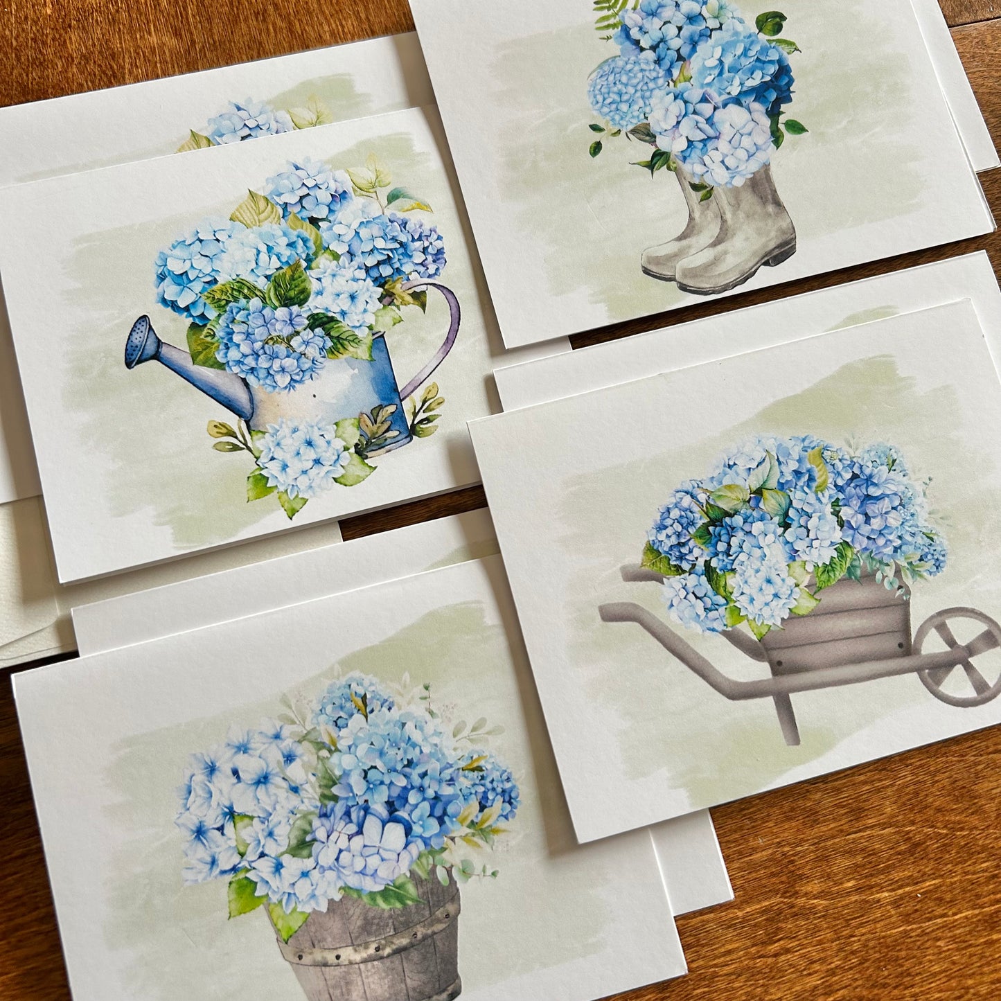 Cards | Hydrangea Prints (8 Pack)
