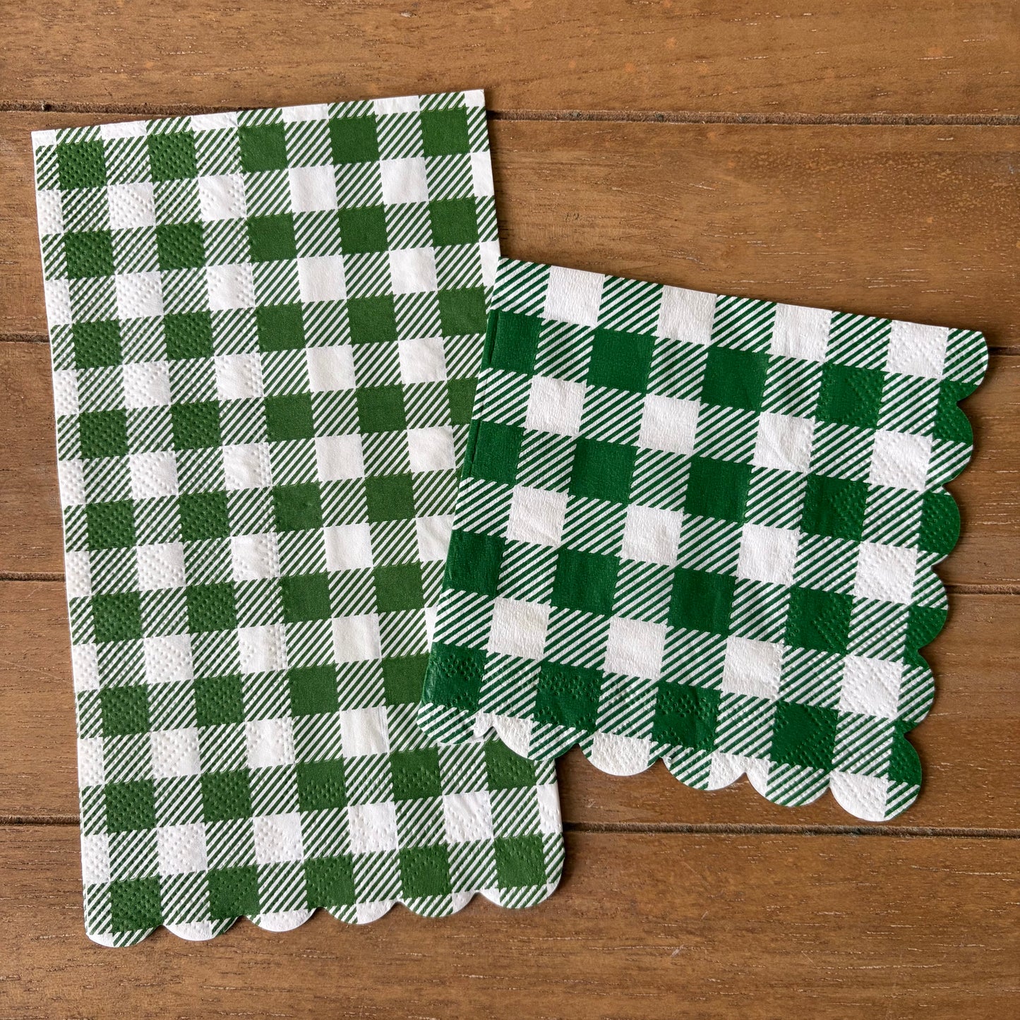 Napkin | Dark Green Check