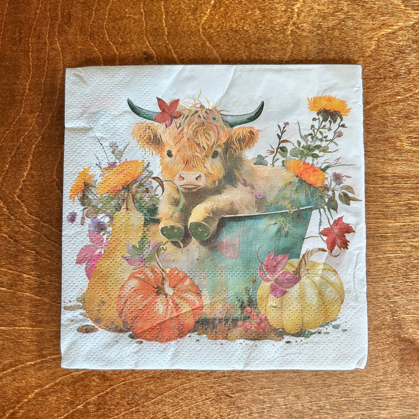 Napkin | Autumn Cow