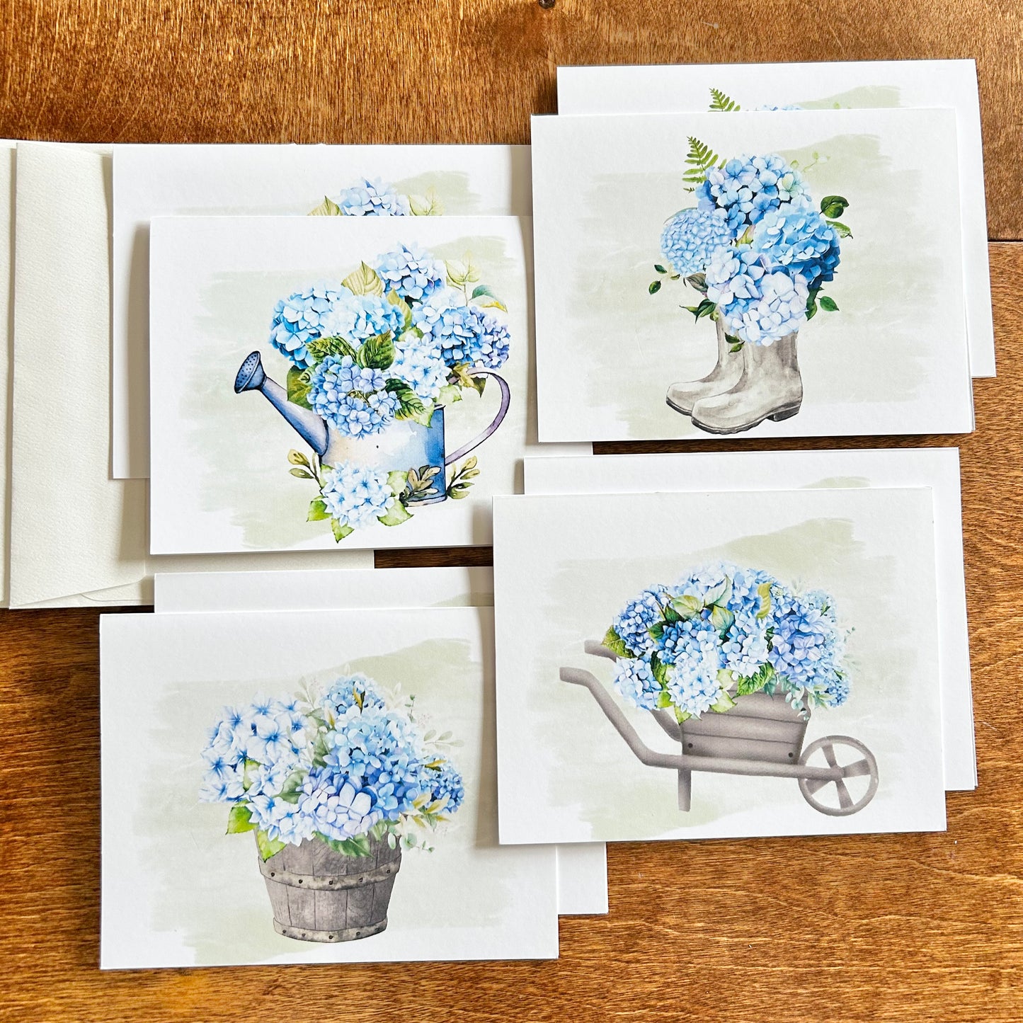 Cards | Hydrangea Prints (8 Pack)