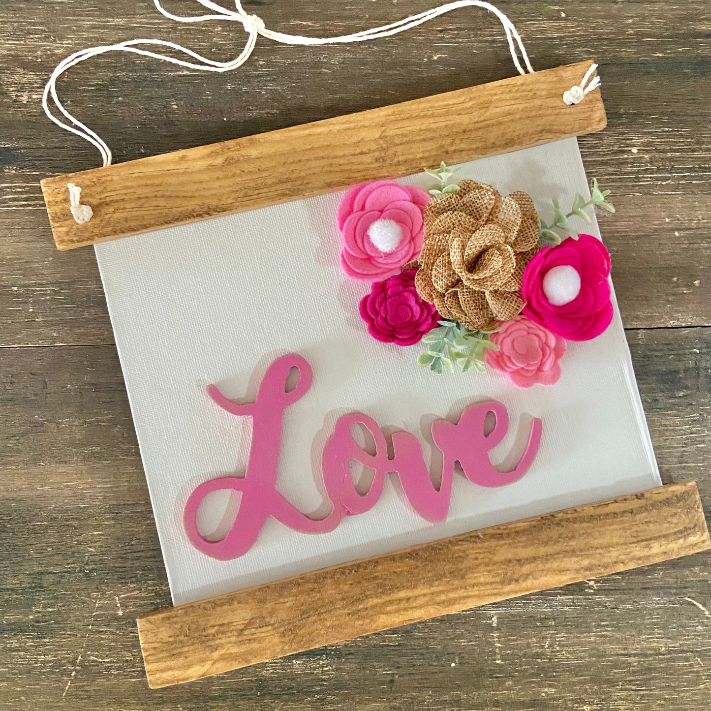 DIY Valentine Canvas Kit