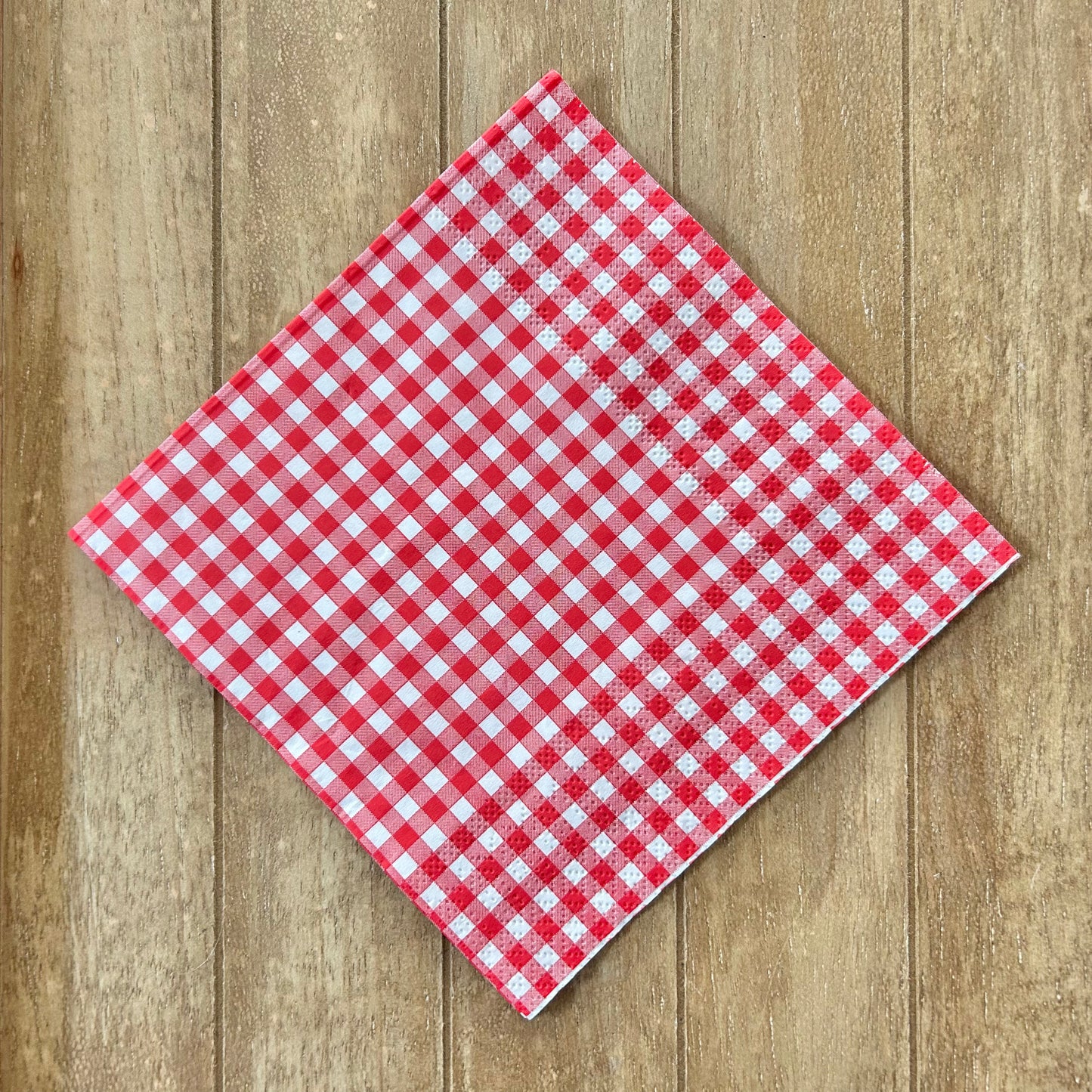 Napkin | Red and White Gingham