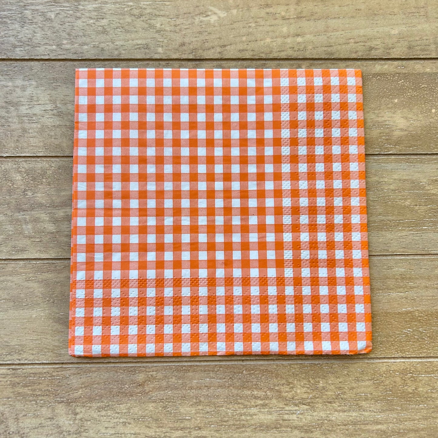 Napkin | Orange Gingham