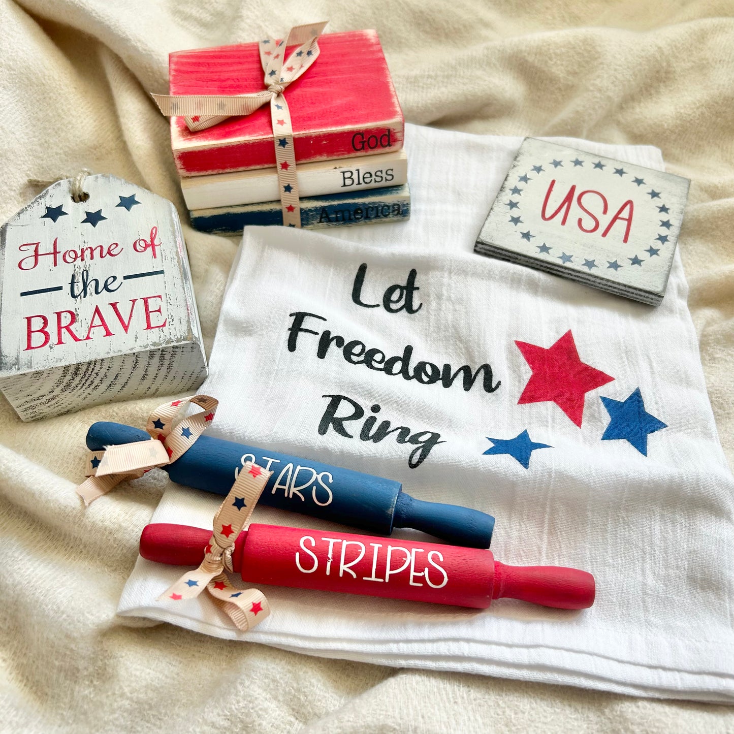Tiered Tray Set | Patriotic